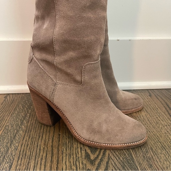 Dolce Vita Ohanna Over The Knee suede heeled boots size 6.5 - Picture 3 of 9